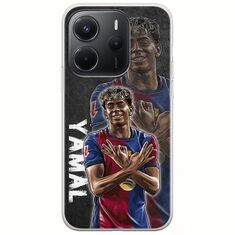 Football Stars - Lamine Yamal Xiaomi Redmi Note 14 4G Flexible TPU (Διάφανη Σιλικόνη)