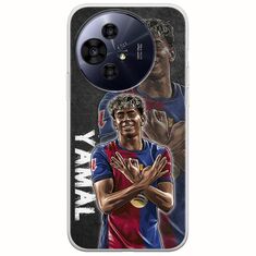 Football Stars - Lamine Yamal TCL 50 PRO NXTPAPER 5G Flexible TPU (Διάφανη Σιλικόνη)