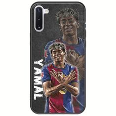 Football Stars - Lamine Yamal Samsung Galaxy Note 10 Black TPU (Μαύρη Σιλικόνη)