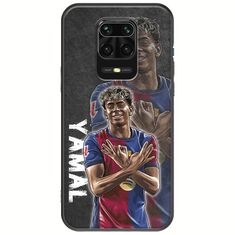 Football Stars - Lamine Yamal Xiaomi Redmi Note 9S / 9 Pro / 9 Pro Max Black TPU (Μαύρη Σιλικόνη)