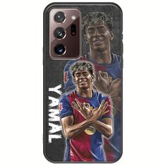 Football Stars - Lamine Yamal Samsung Galaxy Note 20 Ultra Black TPU (Μαύρη Σιλικόνη)