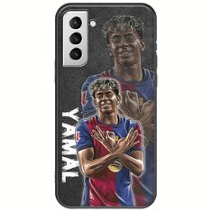 Football Stars - Lamine Yamal Samsung Galaxy S21 Plus Black TPU (Μαύρη Σιλικόνη)