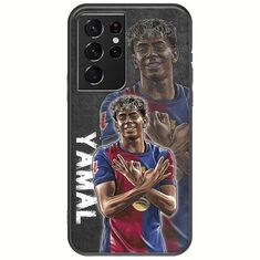 Football Stars - Lamine Yamal Samsung Galaxy S21 Ultra Black TPU (Μαύρη Σιλικόνη)