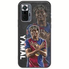 Football Stars - Lamine Yamal Xiaomi Redmi Note 10 Pro / 10 Pro Max Black TPU (Μαύρη Σιλικόνη)