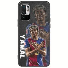 Football Stars - Lamine Yamal Xiaomi Redmi Note 10 5G Black TPU (Μαύρη Σιλικόνη)