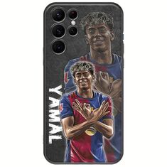 Football Stars - Lamine Yamal Samsung Galaxy S22 Ultra Black TPU (Μαύρη Σιλικόνη)