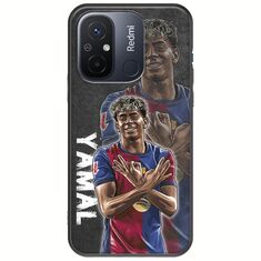 Football Stars - Lamine Yamal Xiaomi Redmi 12C Black TPU (Μαύρη Σιλικόνη)