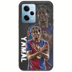 Football Stars - Lamine Yamal Xiaomi Redmi Note 12 4G Black TPU (Μαύρη Σιλικόνη)