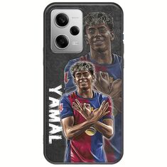 Football Stars - Lamine Yamal Xiaomi Redmi Note 12 Pro 5G Black TPU (Μαύρη Σιλικόνη)
