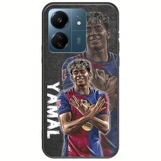 Football Stars - Lamine Yamal Xiaomi Redmi 13C Black TPU (Μαύρη Σιλικόνη)