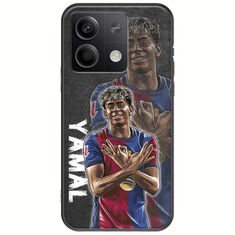 Football Stars - Lamine Yamal Xiaomi Redmi Note 13 Pro 5G Black TPU (Μαύρη Σιλικόνη)