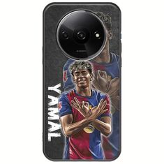 Football Stars - Lamine Yamal Xiaomi Redmi A3 Black TPU (Μαύρη Σιλικόνη)