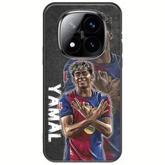 Football Stars - Lamine Yamal Xiaomi Redmi Note 14 Pro+ 5G Black TPU (Μαύρη Σιλικόνη)