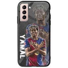 Football Stars - Lamine Yamal Samsung Galaxy S21 Groove TPU (Tempered Glass και TPU)