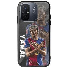 Football Stars - Lamine Yamal Xiaomi Redmi 12C Groove TPU (Tempered Glass και TPU)