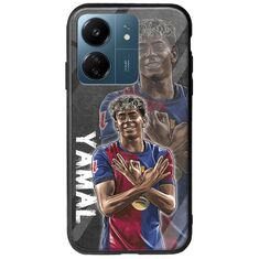 Football Stars - Lamine Yamal Xiaomi Poco C65 Groove TPU (Tempered Glass και TPU)