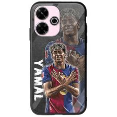 Football Stars - Lamine Yamal Xiaomi Poco M6 4G Groove TPU (Tempered Glass και TPU)