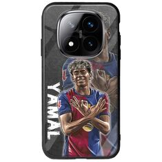 Football Stars - Lamine Yamal Xiaomi Redmi Note 14 Pro+ 5G Groove TPU (Tempered Glass και TPU)
