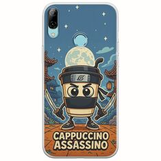 Brainrot - Cappuccino Assasino Huawei Y7 2019 Flexible TPU (Διάφανη Σιλικόνη)