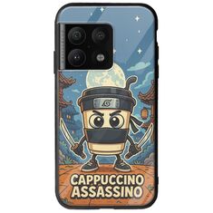 Brainrot - Cappuccino Assasino OnePlus 10 Pro Groove TPU (Tempered Glass και TPU)
