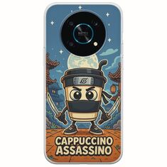Brainrot - Cappuccino Assasino Honor Magic 4 Lite 5G Flexible TPU (Διάφανη Σιλικόνη)