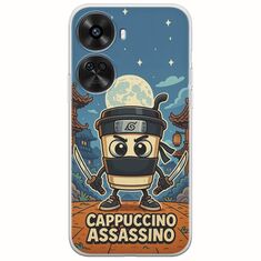 Brainrot - Cappuccino Assasino Huawei Nova 12 SE Flexible TPU (Διάφανη Σιλικόνη)