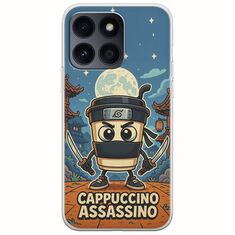 Brainrot - Cappuccino Assasino Honor X8b Flexible TPU (Διάφανη Σιλικόνη)