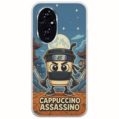Brainrot - Cappuccino Assasino Honor 200 5G Flexible TPU (Διάφανη Σιλικόνη)