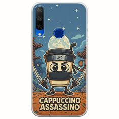 Brainrot - Cappuccino Assasino Huawei Honor 20 Lite Flexible TPU (Διάφανη Σιλικόνη)