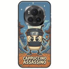 Brainrot - Cappuccino Assasino Honor Magic 6 Pro 5G Black TPU (Μαύρη Σιλικόνη)