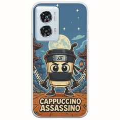 Brainrot - Cappuccino Assasino Motorola Edge 50 Fusion 5G Flexible TPU (Διάφανη Σιλικόνη)