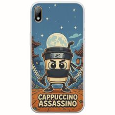 Brainrot - Cappuccino Assasino Huawei Y5 2019 Flexible TPU (Διάφανη Σιλικόνη)