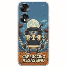 Brainrot - Cappuccino Assasino Honor 70 5G Flexible TPU (Διάφανη Σιλικόνη)