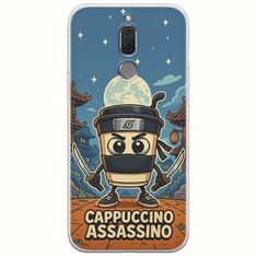 Brainrot - Cappuccino Assasino Huawei Mate 10 Lite Flexible TPU (Διάφανη Σιλικόνη)
