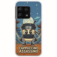Brainrot - Cappuccino Assasino OnePlus 10 Pro Flexible TPU (Διάφανη Σιλικόνη)