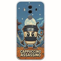 Brainrot - Cappuccino Assasino Huawei Mate 10 Pro Flexible TPU (Διάφανη Σιλικόνη)