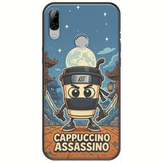Brainrot - Cappuccino Assasino Huawei P20 Lite Black TPU (Μαύρη Σιλικόνη)