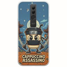 Brainrot - Cappuccino Assasino Huawei Mate 20 Lite Flexible TPU (Διάφανη Σιλικόνη)