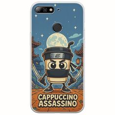 Brainrot - Cappuccino Assasino Huawei P Smart Flexible TPU (Διάφανη Σιλικόνη)