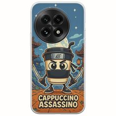 Brainrot - Cappuccino Assasino OnePlus 13 5G Flexible TPU (Διάφανη Σιλικόνη)