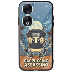 Brainrot - Cappuccino Assasino Honor 90 5G Groove TPU (Tempered Glass και TPU)