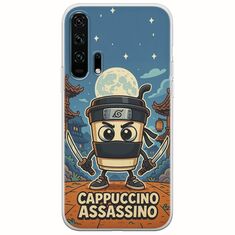 Brainrot - Cappuccino Assasino Huawei Honor 20 Pro Flexible TPU (Διάφανη Σιλικόνη)