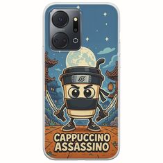 Brainrot - Cappuccino Assasino Honor X7a Flexible TPU (Διάφανη Σιλικόνη)