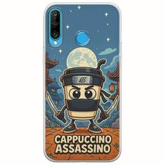 Brainrot - Cappuccino Assasino Huawei P30 Lite Flexible TPU (Διάφανη Σιλικόνη)