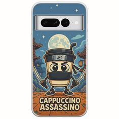 Brainrot - Cappuccino Assasino Google Pixel 7 5G Flexible TPU (Διάφανη Σιλικόνη)