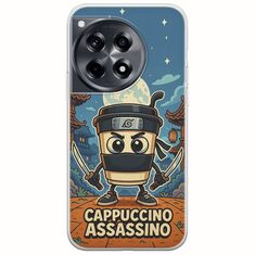 Brainrot - Cappuccino Assasino OnePlus 12R 5G Flexible TPU (Διάφανη Σιλικόνη)
