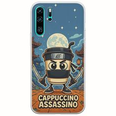 Brainrot - Cappuccino Assasino Huawei P30 Pro Flexible TPU (Διάφανη Σιλικόνη)