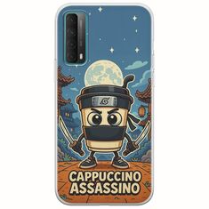 Brainrot - Cappuccino Assasino Huawei P Smart 2021 Flexible TPU (Διάφανη Σιλικόνη)