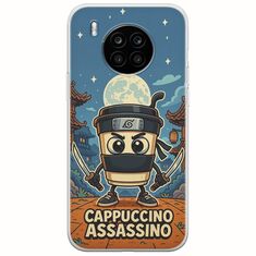 Brainrot - Cappuccino Assasino Honor 50 Lite Flexible TPU (Διάφανη Σιλικόνη)