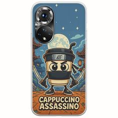 Brainrot - Cappuccino Assasino Huawei Nova 9 Flexible TPU (Διάφανη Σιλικόνη)